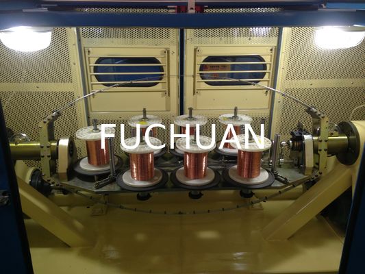 FUCHUAN 4000 ट्विस्ट कॉपर वायर बंकिंग मशीन टच स्क्रीन ऑपरेशन 19 पीसी