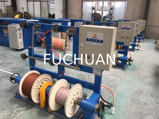 FC-500 डबल ट्विस्ट बंचिंग मशीन 0.15mm -1.04mm कॉपर वायर एक्टिव पे ऑफ