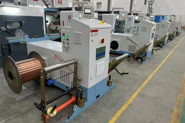 High-Speed 650B Automatic Double Twist Bunching Machine for Copper Wire Manufactured by Fuchuan 3